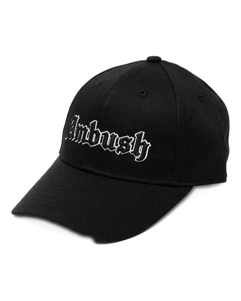 AMBUSH logo-embroidered baseball cap - Schwarz Schwarz