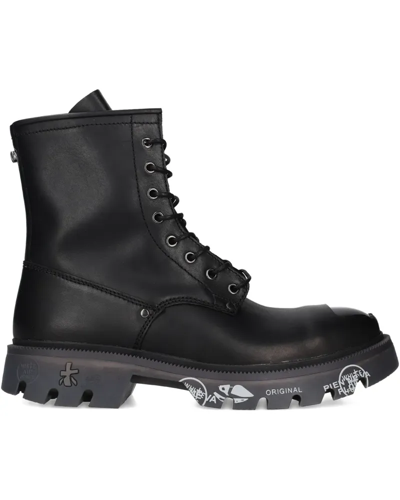 Premiata Brixton lace-up boots - Schwarz Schwarz