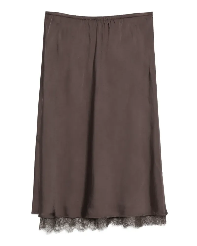 Vince lace-trim midi skirt - Braun Braun