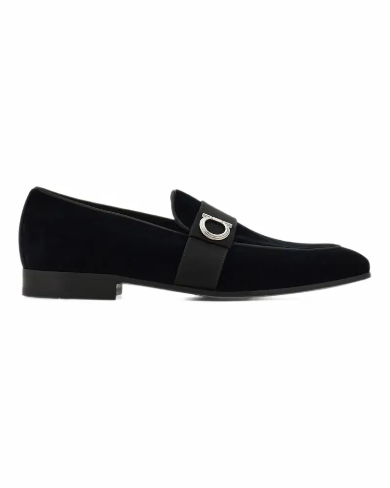 Ferragamo Gancini Loafer - Schwarz Schwarz