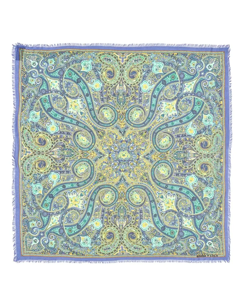 BIMBA Y LOLA Schal mit Paisleymuster - Violett Violett
