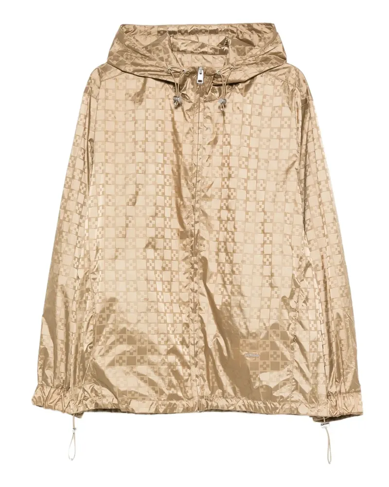 Sandro Jacke mit Logo-Schild - Nude Nude