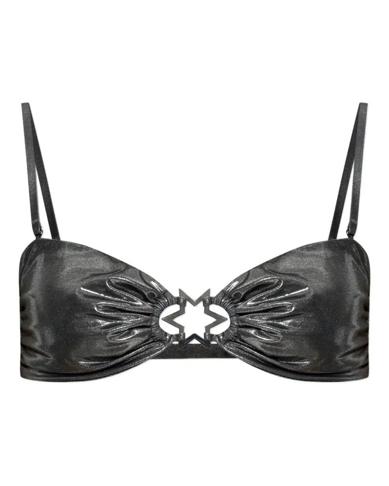 MISBHV star-plaque bikini top - Schwarz Schwarz