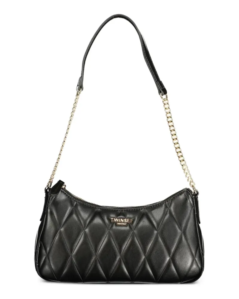 Twin-Set quilted shoulder-bag - Schwarz Schwarz
