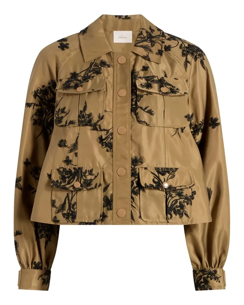 Cinq à Sept Adami Jacke mit Blumen-Print - Braun Braun