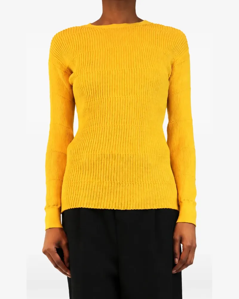 3.1 phillip lim ribbed-knit sweater - Gelb Gelb