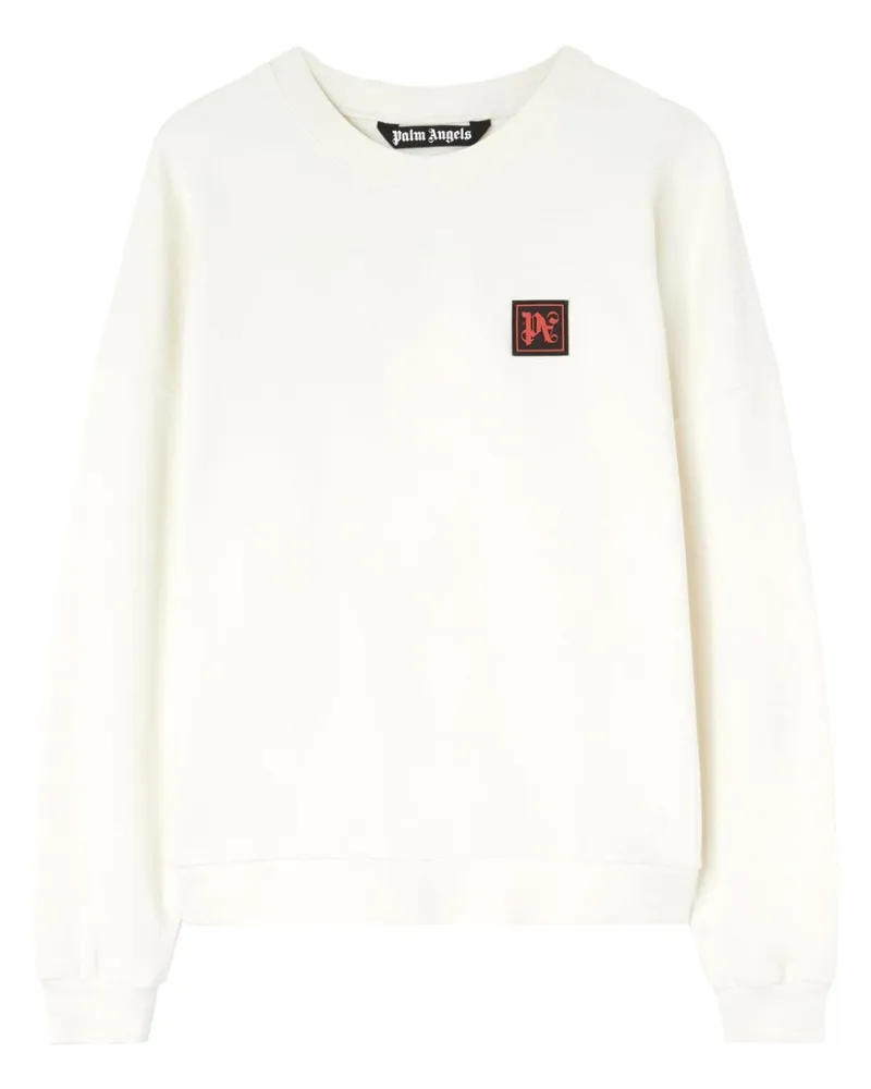 Palm Angels Paxhaas Sweatshirt mit Rundhalsausschnitt - Weiß Weiß