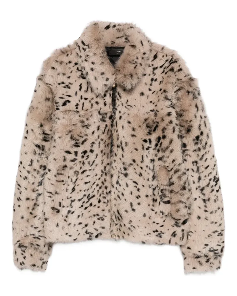 Amiri zip patterned jacket - Braun Braun