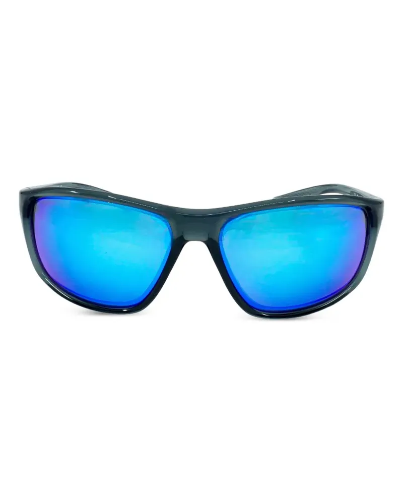 Nike Adrenaline Sonnenbrille mit eckigem Gestell - Grau Grau