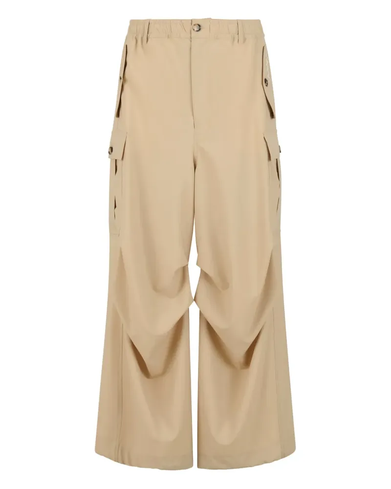 Marni Drapierte Cargohose - Gelb Gelb