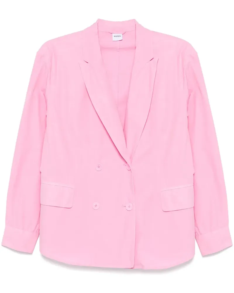 ASPESI Doppelreihiger Blazer - Rosa Rosa