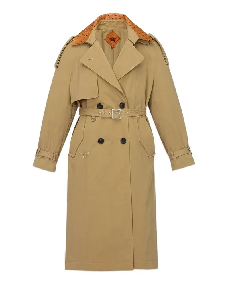 MCM double-breasted trench coat - Nude Nude
