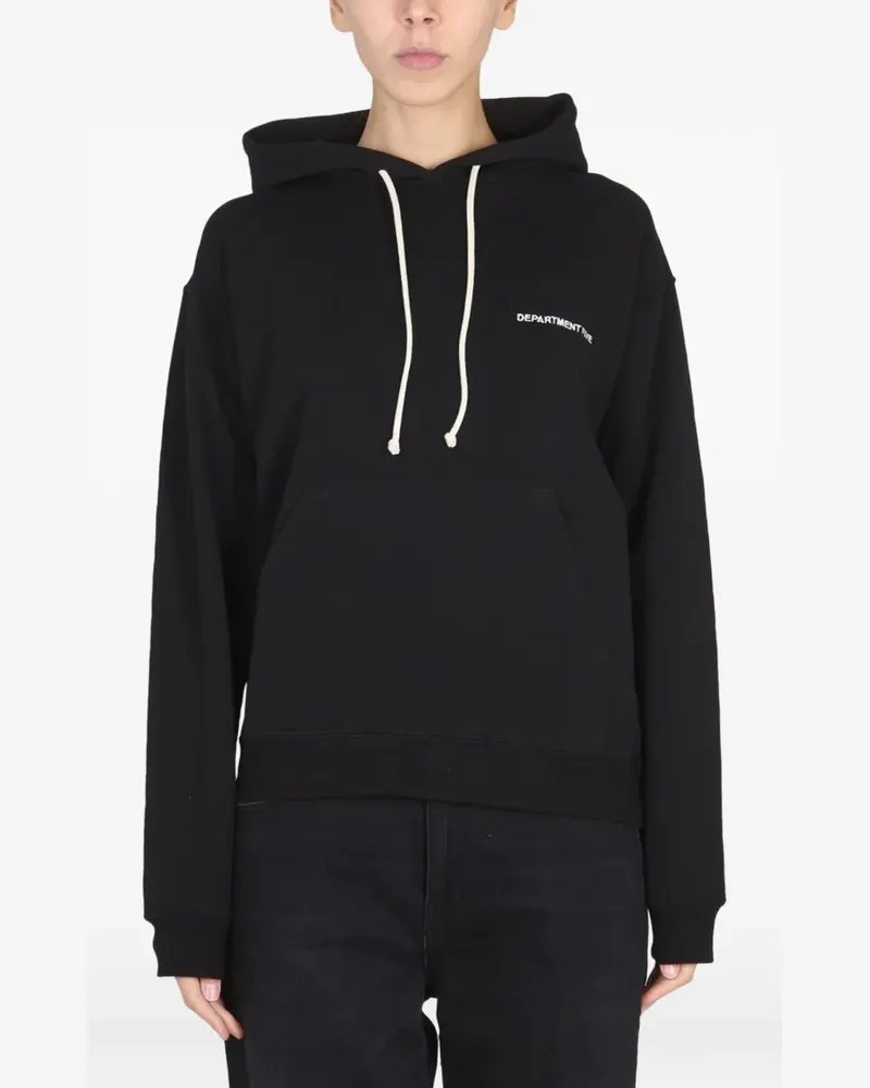 Department 5 drawstring hoodie - Schwarz Schwarz