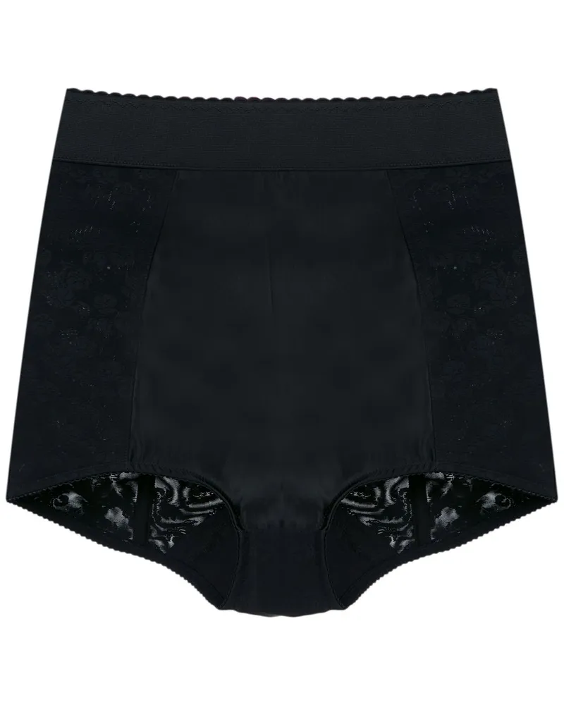 Dolce & Gabbana Hoch sitzender Slip - Schwarz Schwarz