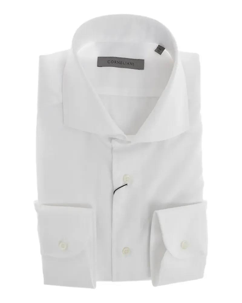 Corneliani French-collar oxford shirt - Weiß Weiß