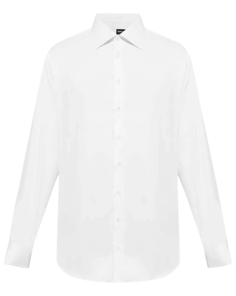 Giorgio Armani Klassisches Hemd - Weiß Weiß