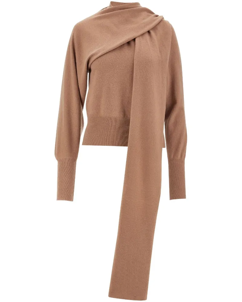 Ferragamo Klassischer Pullover - Nude Nude