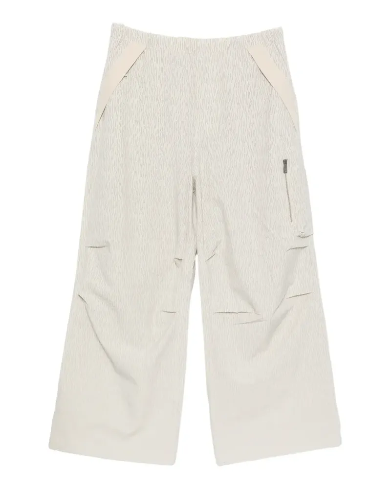 Oakley stripe-pattern track pants - Nude Nude
