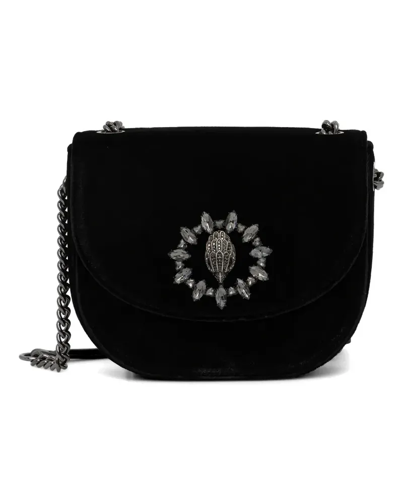 Kurt Geiger Schultertasche aus Samt - Schwarz Schwarz