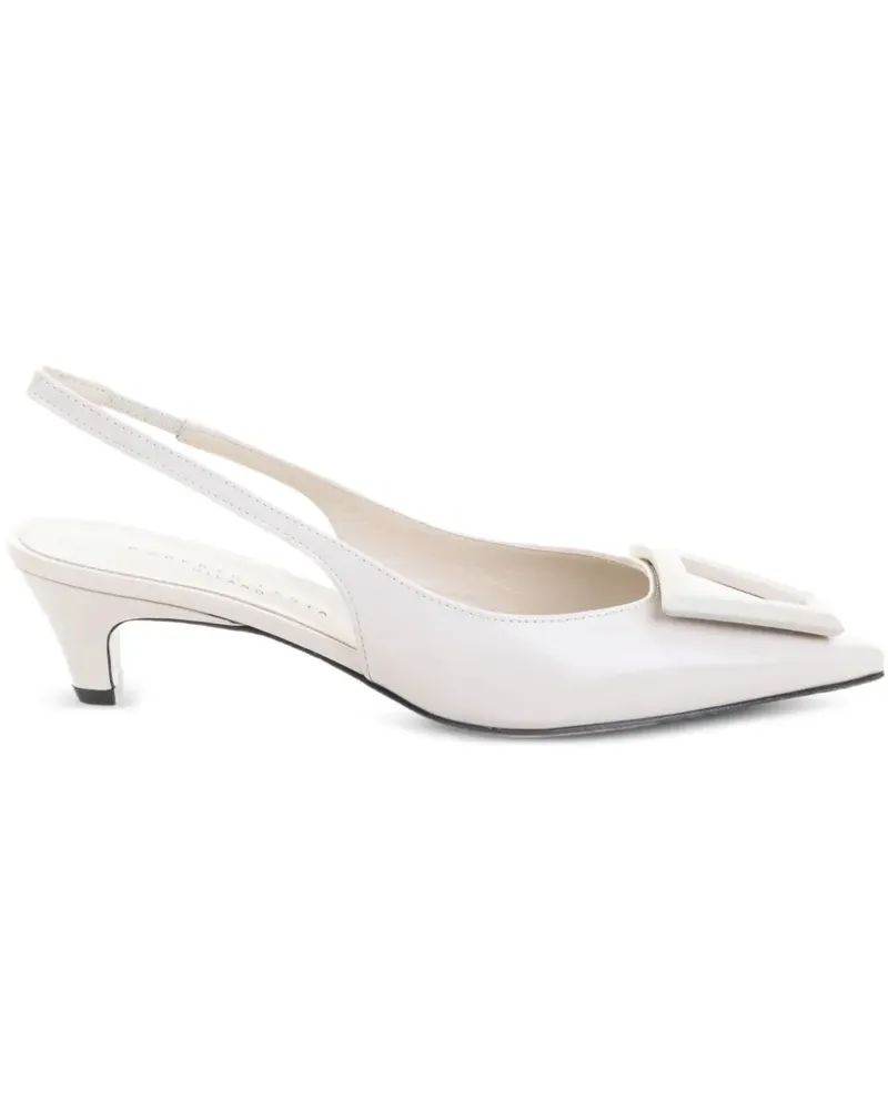 FESTA Milano Dorien Slingback-Pumps 40mm - Weiß Weiß