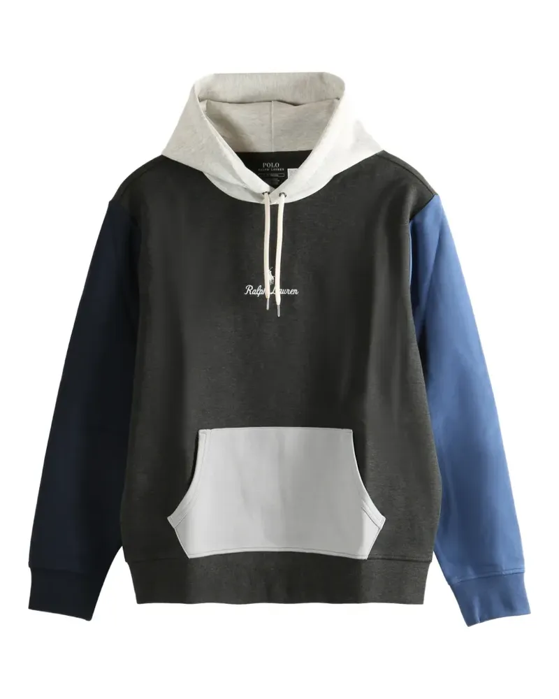 Ralph Lauren colour-block logo-detail hoodie - Grau Grau