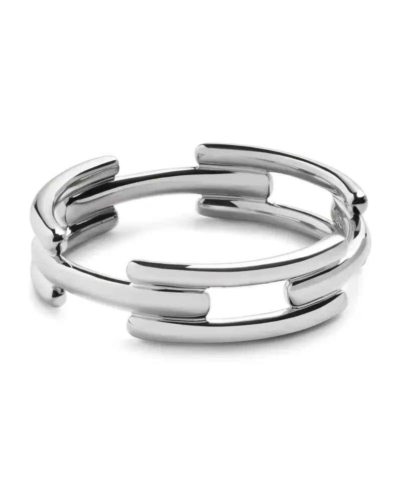 Monica Vinader Silberfarbener Ring im Layering-Look Silber