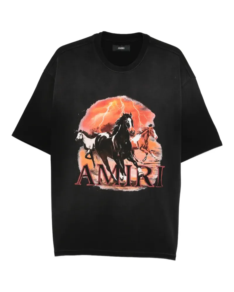 Amiri Plains graphic T-shirt - Schwarz Schwarz