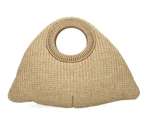 Gewebte Thais Handtasche - Nude