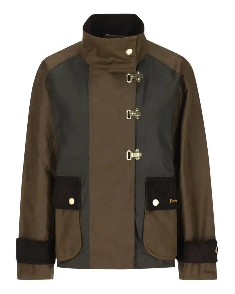 Barbour Hazelwood corduroy-trim lobster-claw jacket - Braun Braun
