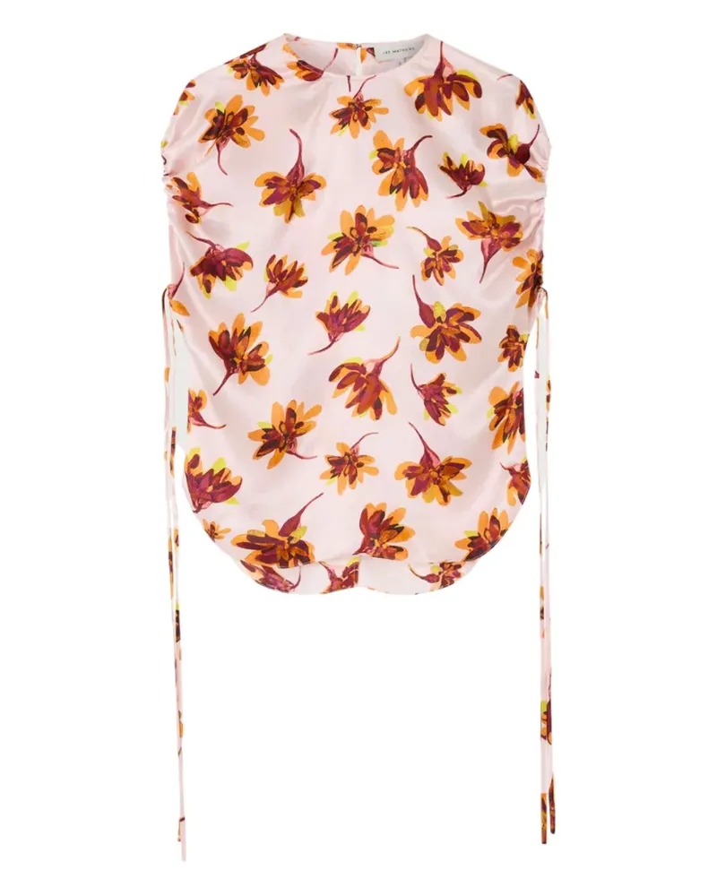 Lee Mathews Franz Oberteil mit Blumen-Print - Rosa Rosa