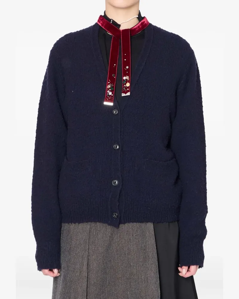 kolor Geknöpfter Cardigan - Blau Blau