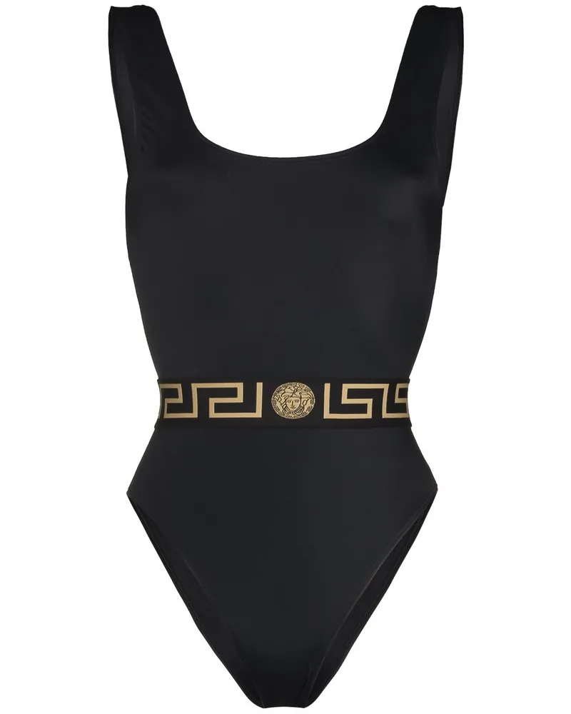 Versace Greca Border swimsuit - Schwarz Schwarz