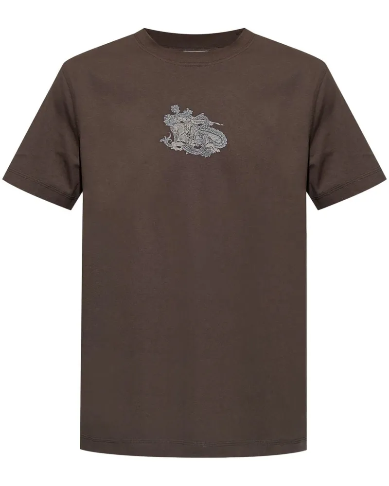 Burberry T-Shirt mit EKD-Print - Braun Braun