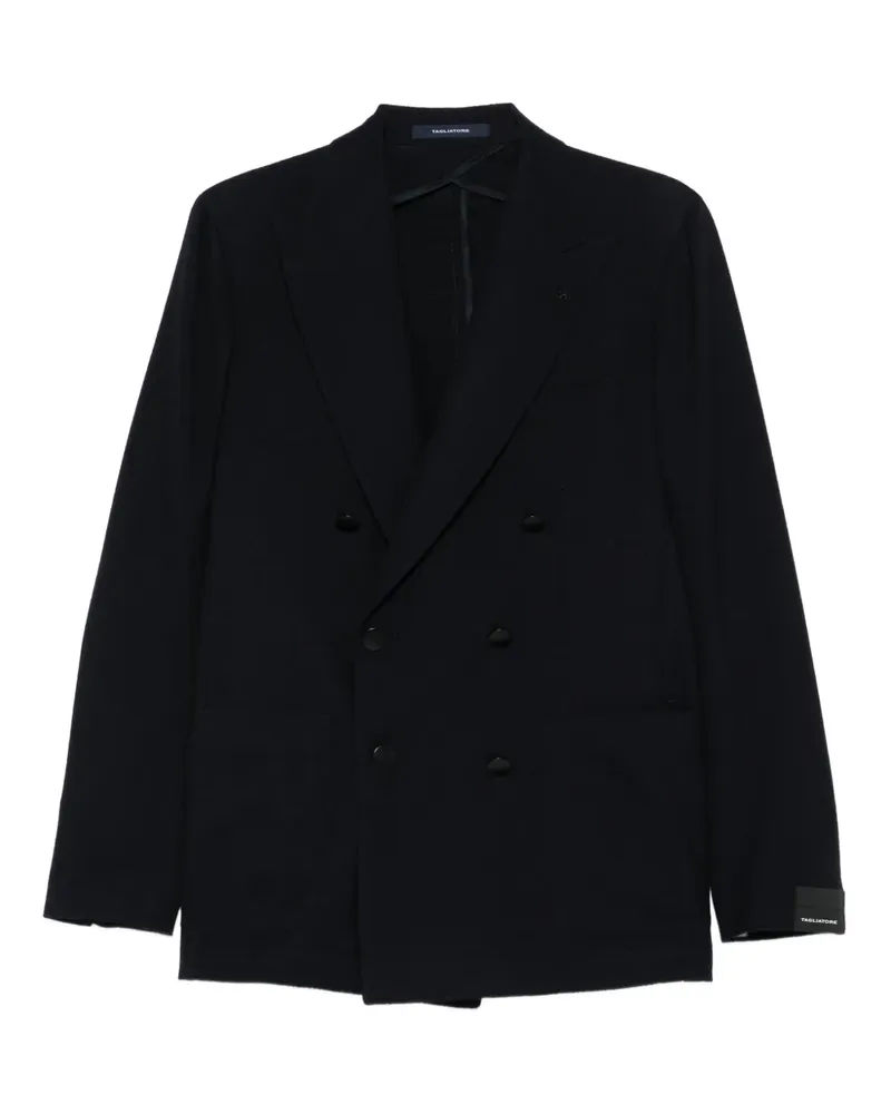 Tagliatore Doppelreihige Jacke - Schwarz Schwarz