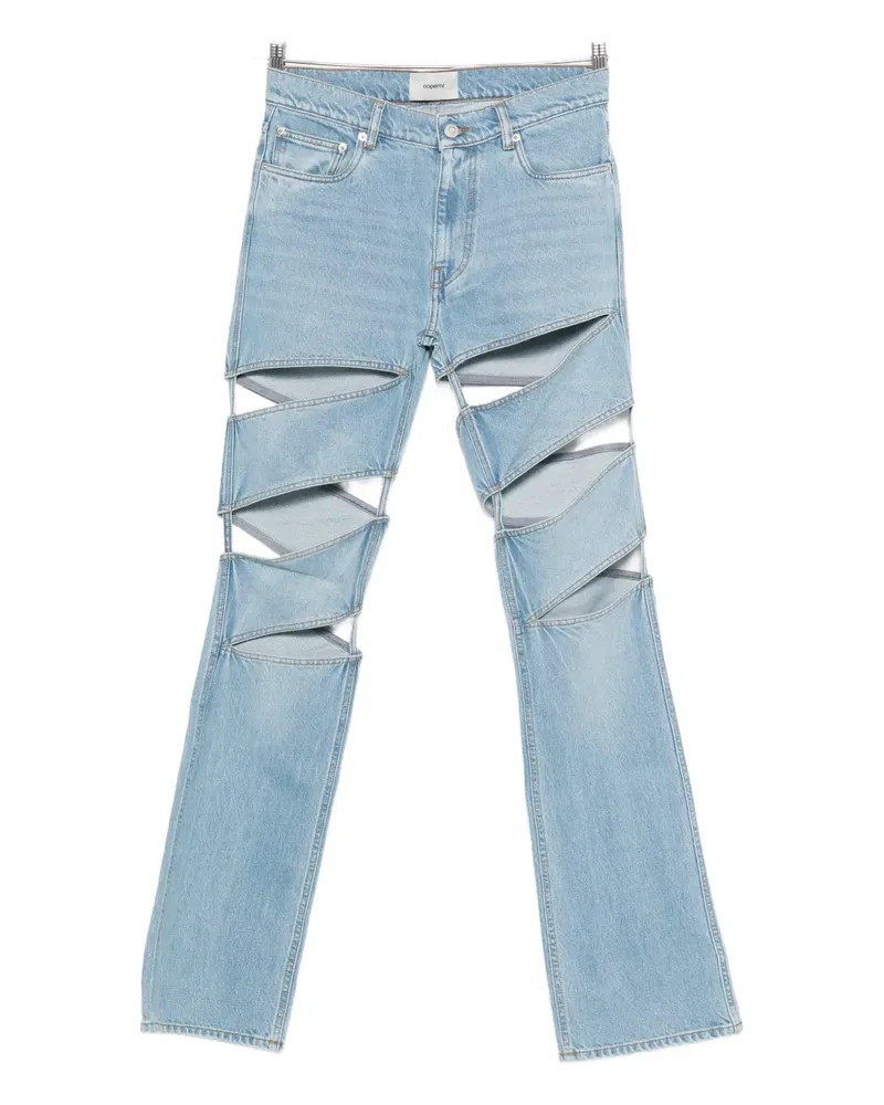 COPERNI Jeans mit Cut-Outs - Blau Blau
