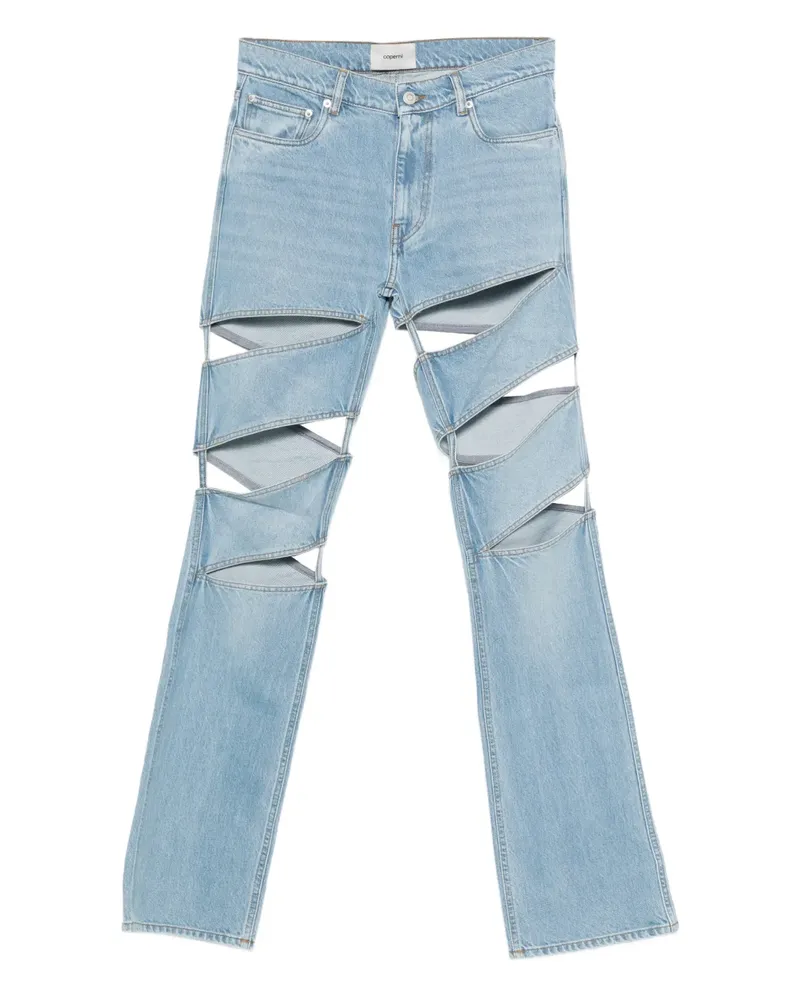 COPERNI cut-out jeans - Blau Blau