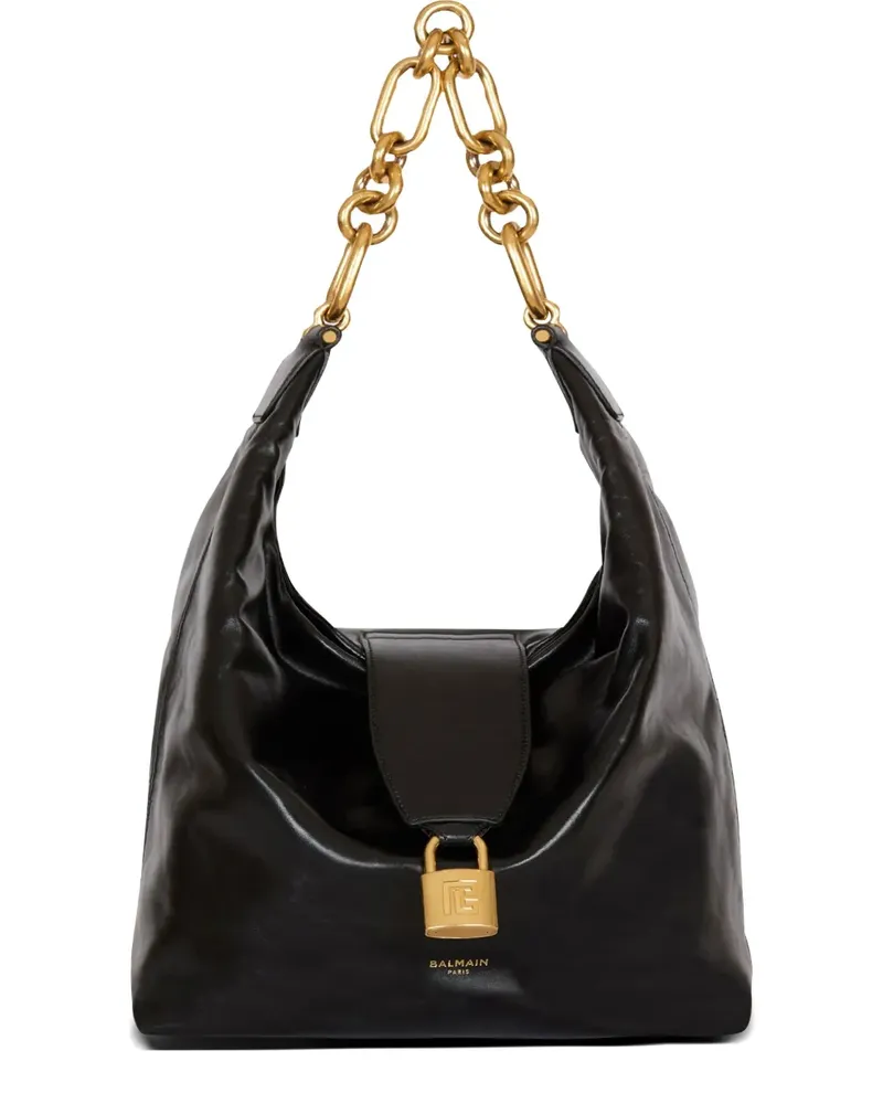 Balmain Sync Schultertasche - Schwarz Schwarz