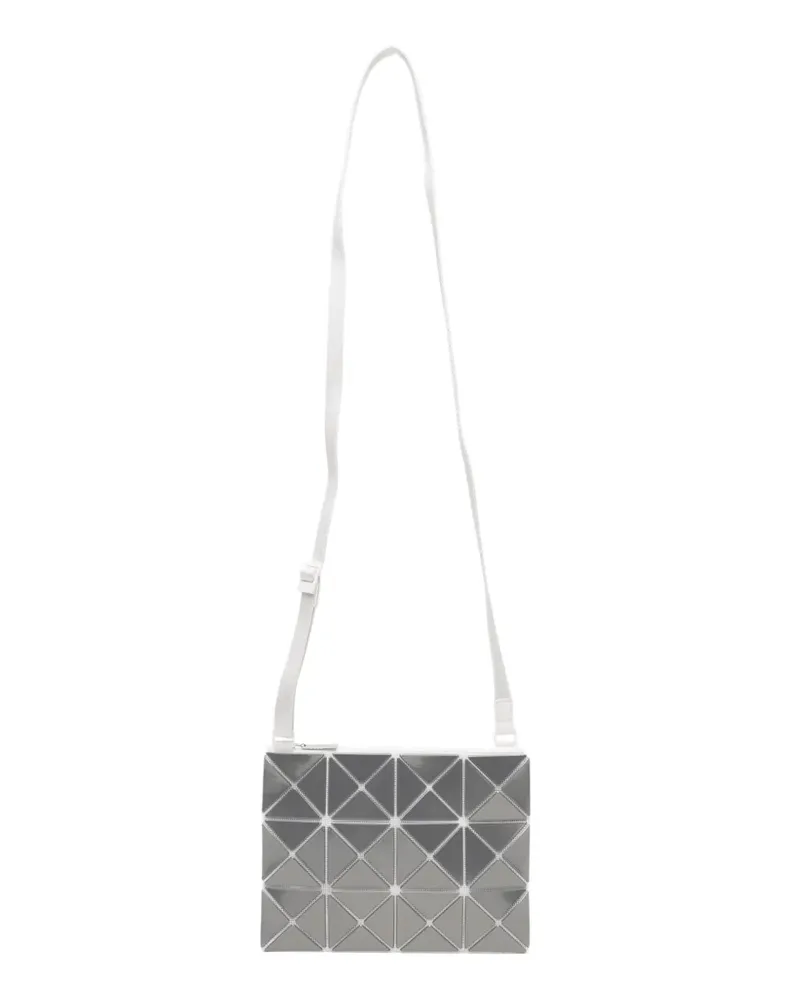 Issey Miyake Umhängetasche im Metallic-Look - Silber Silber