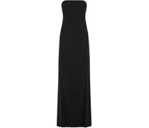 Anguelique Satin-Abendkleid - Schwarz