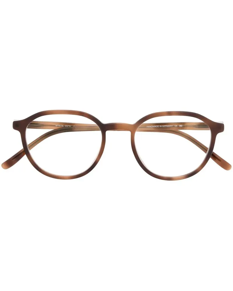 Mykita Brille mit rundem Gestell - Braun Braun