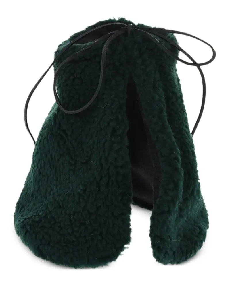 Dsquared2 Schal aus Faux Shearling - Grün Grün