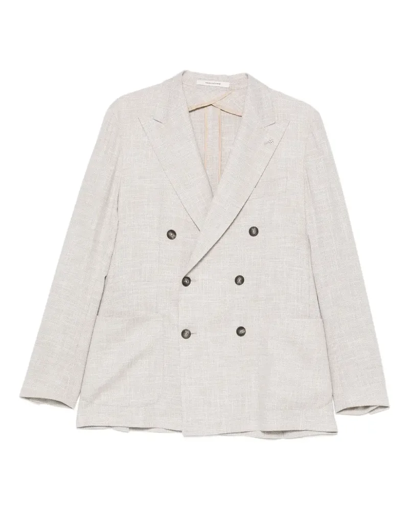 Tagliatore double-breasted blazer - Nude Nude