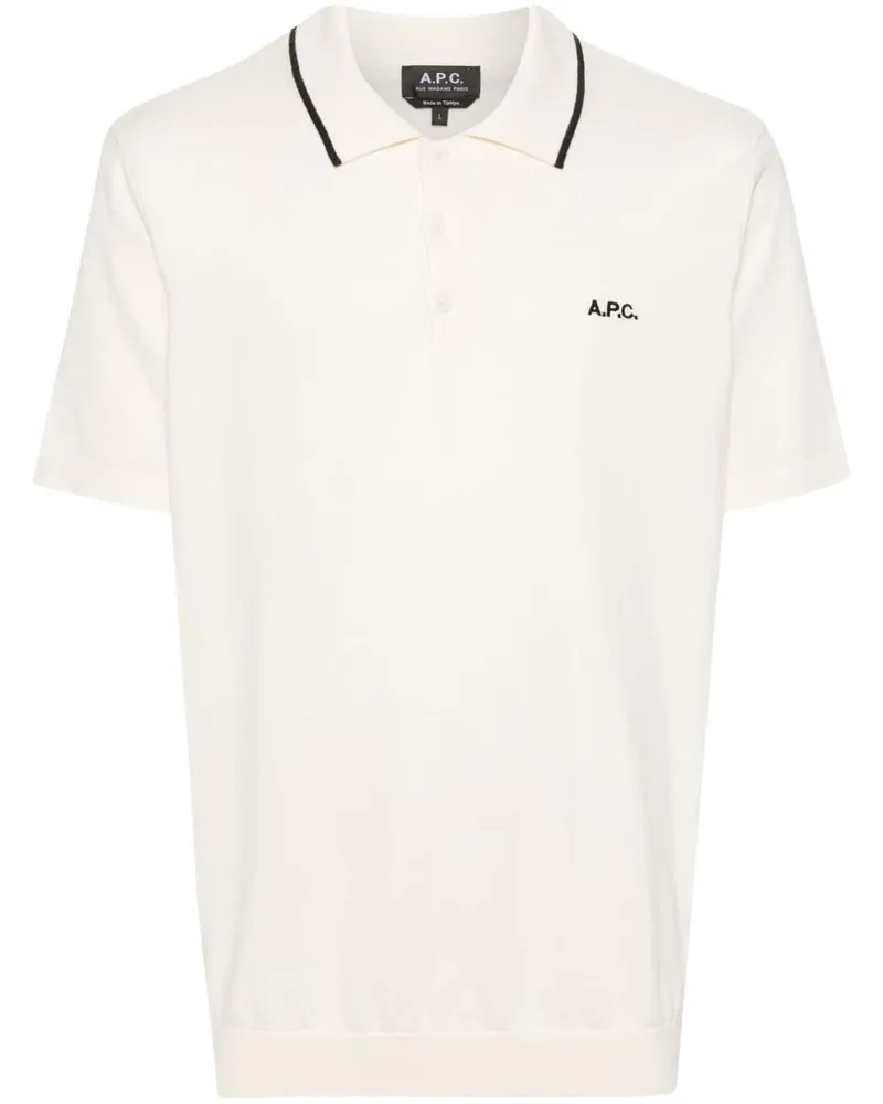 A.P.C. Flynn Poloshirt - Nude Nude