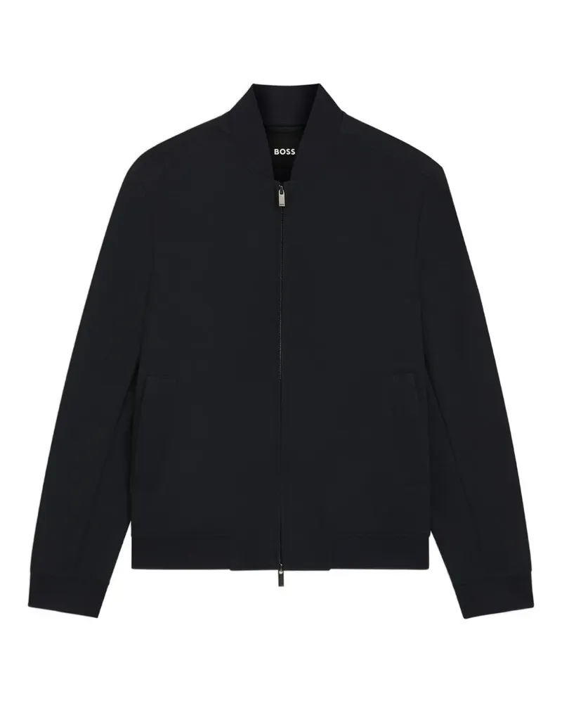 HUGO BOSS zip-up bomber jacket - Blau Blau