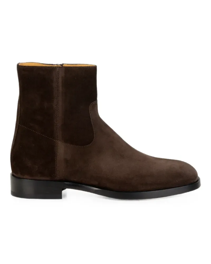 Henderson suede side-zip boots - Braun Braun