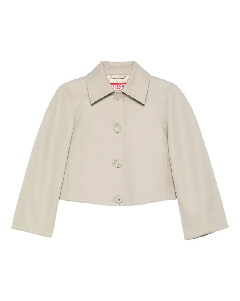 Diesel Geknöpfte Cropped-Jacke - Nude Nude