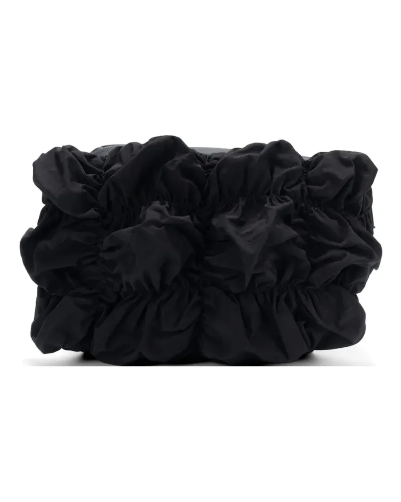 COTEetCIEL Geraffte Neva Schultertasche - Schwarz Schwarz