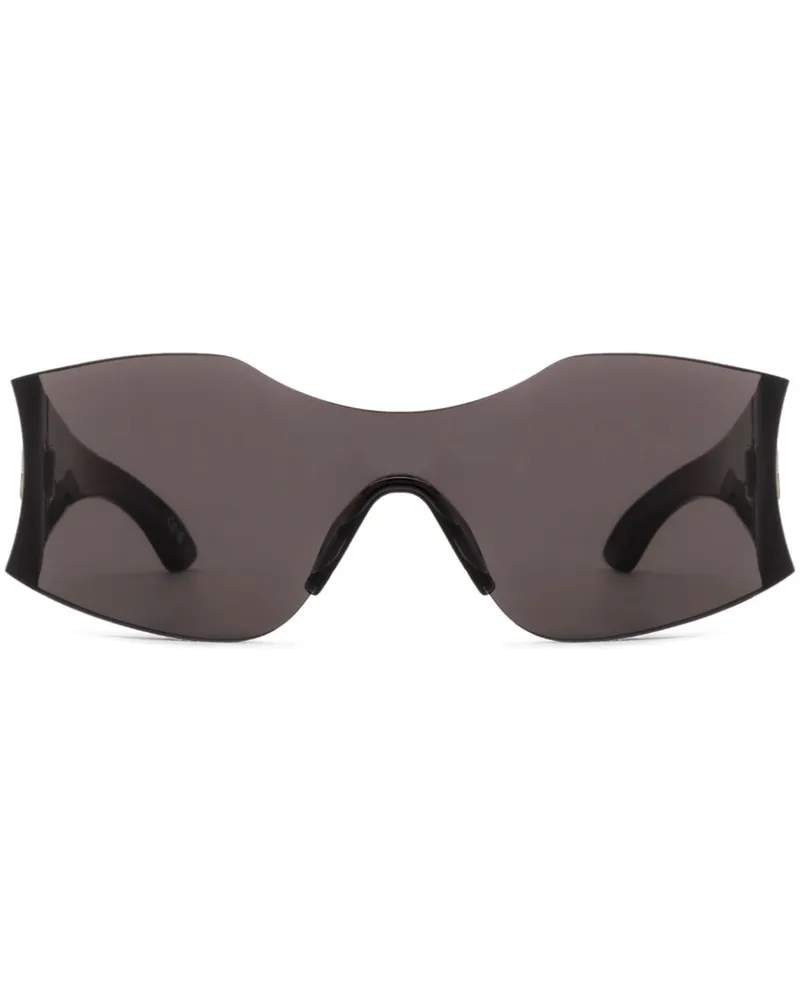Balenciaga Hourglass Mask Sonnenbrille - Grau Grau