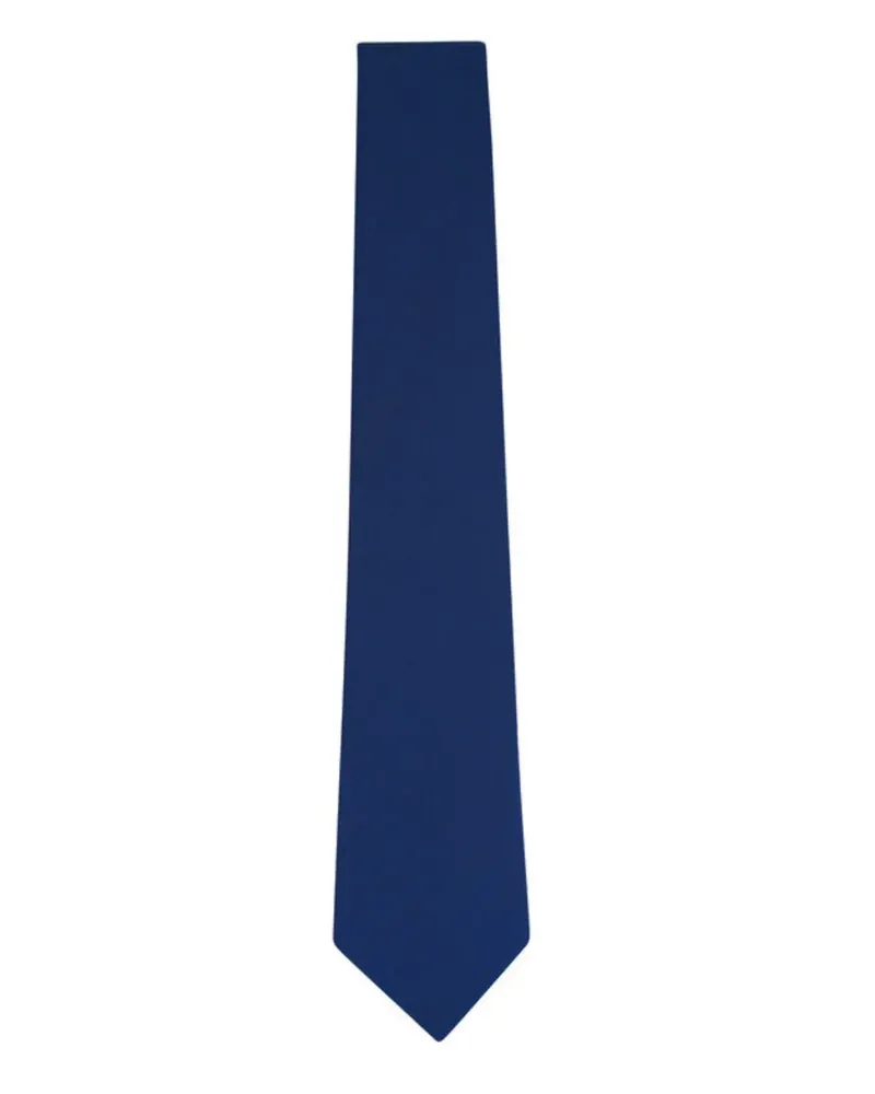 Canali wool tie - Blau Blau