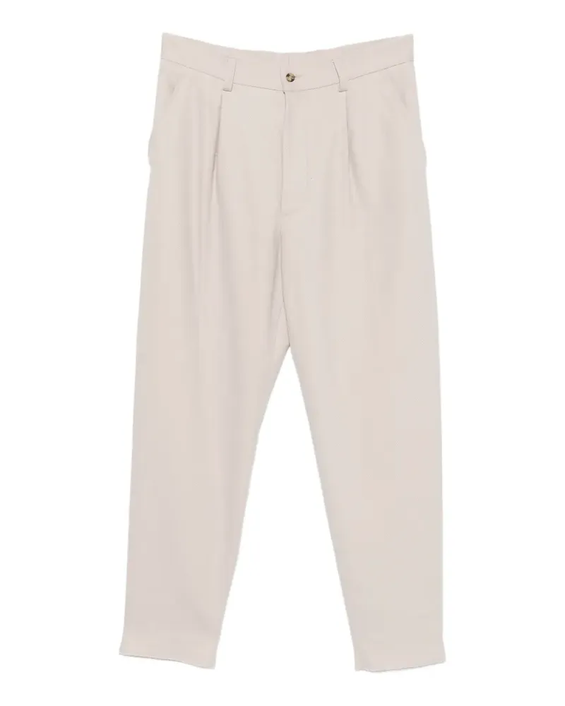 Eleventy Plissierte Tapered-Hose - Nude Nude